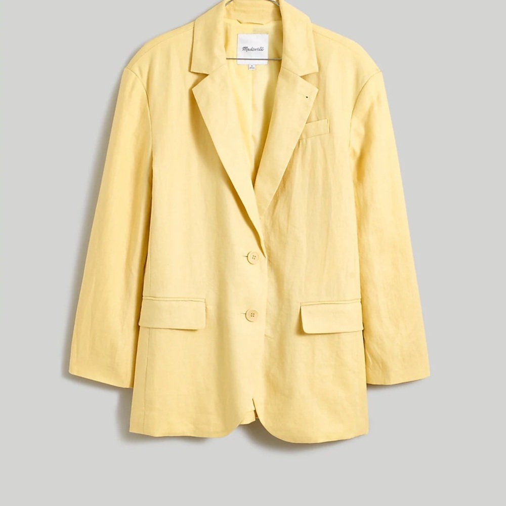 Madewell The Oversized Blazer in 100% Linen
